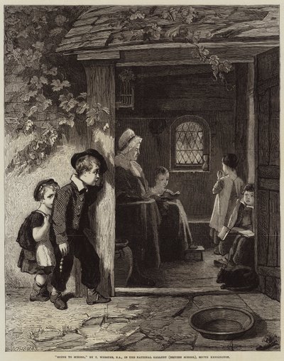 Going to School by Thomas Webster